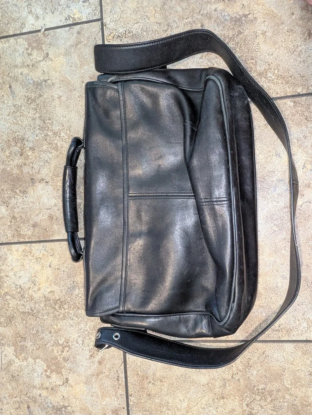 Coach Logan Leather Briefcase 5238